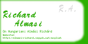 richard almasi business card